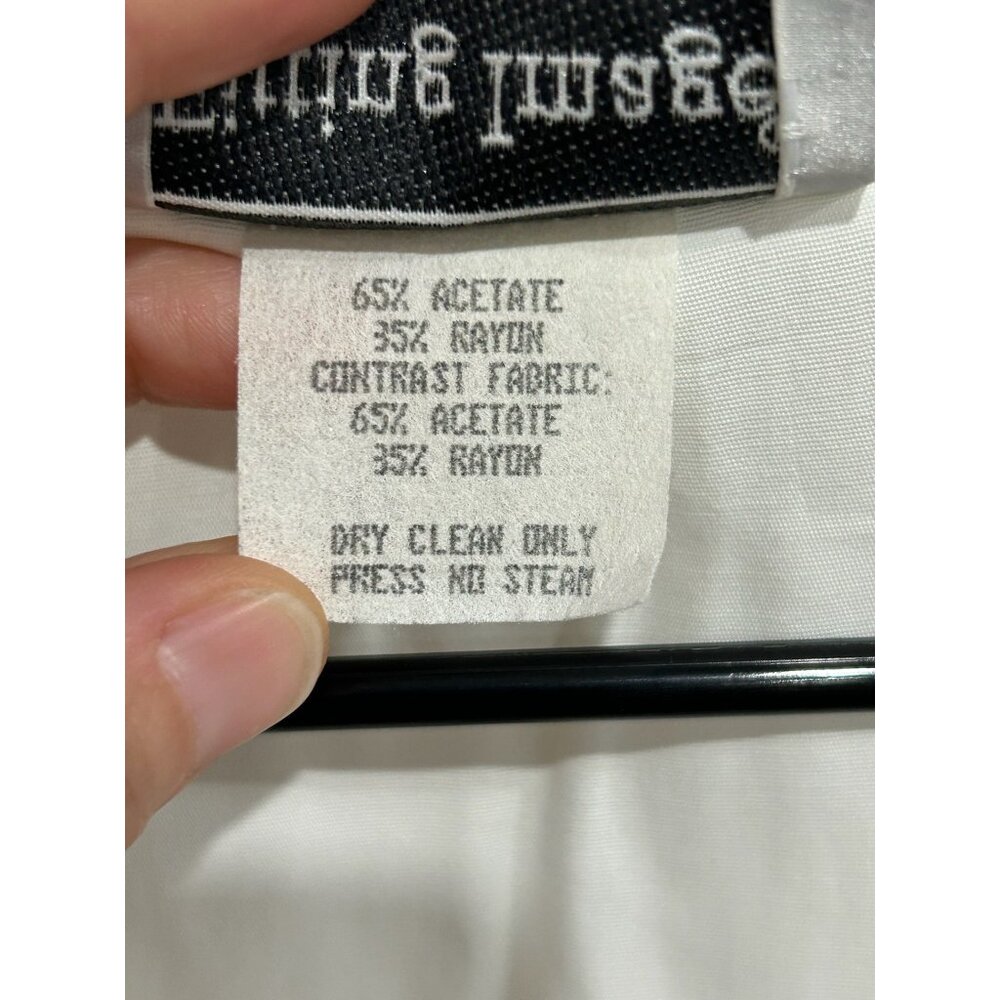 Vintage Fitting Image Patchwork Button Front Blou… - image 7